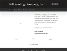 Tablet Screenshot of bellroofing.net